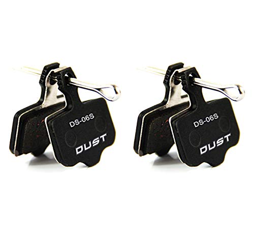 ProHomer Pastillas Freno Disco, Pastillas Freno Disco Semi-metálico Almohadillas de Freno de Alto Rendimiento Pastillas de Freno de Disco y Muelle (06-2)