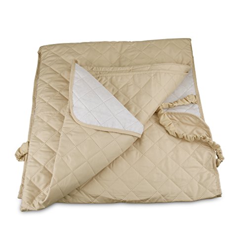 Auralum 177 x 56cm Anti-Rutsch Sesselschoner Sofaschoner Sesselschutz Sofaüberwurf aus Polyester für 1 sitzer Sofa, Waschbar 30° – Beige - 9