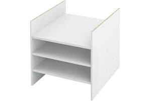 ‎INWONA Kallax Einsatz mit 3 Böden (herausnehmbar) / Regaleinsatz Zwischenfach Fachboden Fachteiler Extra Fach/bis zu 4 Böden möglich/nachrüstbar