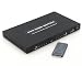 Produktbild deleyCON HDMI Matrix 4x2 - 3D Ready / 1080p / Verteiler Switch Splitter 4 Port - Metallgehäuse