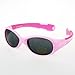 Real Kids Shades Explorer Flex Fit Removable Band with Polycarbonate Sunglasses (Lens 2 Plus, Pink/Hot Pink)