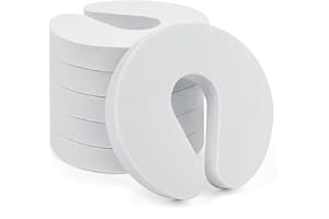 SWKJ Door Finger Guards, 6 Pcs Baby Proof Door Slam Stoppers, White Foam Door Safety for Children for Preventing Finger Pinch Injuries, Safety Door Protector for Baby Child Pet Finger Protection