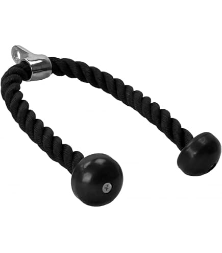 Lot De 3 Poignées De Tirage Pour Machine à Poulies – Barre Triceps/biceps, Triangle Et Poignée Courte - 10