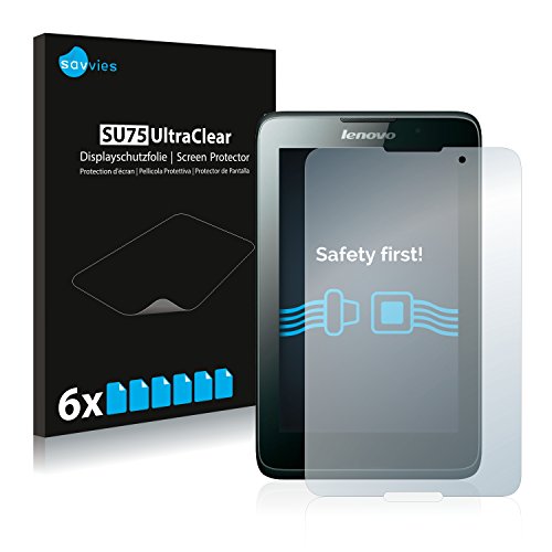 6x Savvies Displayschutzfolie für Lenovo Tab A7-40 Folie Schutzfolie Displayfolie - Klar