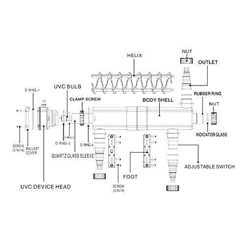 SunSun CUV-224 Teichklärer mit 24W - 7