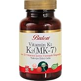 BALEN VİTAMİN K2 (MK-7) VE D VİTAMİNİ İ&Ccedil;EREN YUM.KAP. 450MG*60 1 Paket(1 x 1000 g)