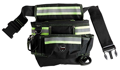 kwb Werkzeugtasche 909710 (aus Nylon, mit Nylon-Gürtel, 7 Fächer)