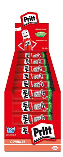 Pritt PKS42 Stift Kartondisplay mit 24, Original Klebestiften a 43 g