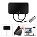 Produktbild HD-Digital-TV-Antenne, Indoor-TV-Antenne 50 Meilen Reichweite 0,8 mm Ultra-Thin Digital-TV-Antenne, 3,7 m Koaxialkabel