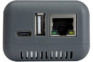 LOYALTY-SECU Wireless Print Server WiFi Network for USB 2.0 Printer Gray