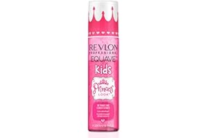 REVLON PROFESSIONAL EQUAVE KIDS Princess Look, Acondicionador en Spray, Desenredante Pelo Niñas Sin Aclarado, Facilita el Peinado, Aporta Brillo y Suavidad - Fragancia Floral y Afrutada 200 ml
