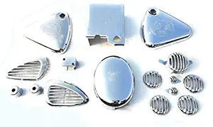 Grip Light Chrome Kit Set For Royal Enfeild Bullet Classic (set of 16)