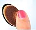 Tonsee Pro Cosmetic Makeup Face Powder Blusher Toothbrush Curve Foundation Brush (Black Toothbrush)