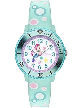s.Oliver Mädchen-Armbanduhr SO-3498-PQ
