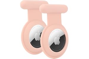 WALLFID Air-Tag Case Hidden for Apple Air-Tags,Silicone Case for Kids Elderly Clothing,Can be well hidden. (Pink-2PCS)