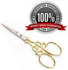 Manicure Strong Nail High Quality Stainless steel Hair Eyebrow Scissors Straight With Money Back Guarantee