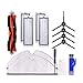 Produktbild Intelligenter Kehrmaschine Roboter Ersatz 1 x Rollbürste, 4 x Filter, 4 x Seitenbürste, 1 x Vogelkamm, 1 x Schraubendreher, 2 x Mopp für Xiaomi 2/Roborock T65 S6 Roboter Staubsauger Zubehör (A)