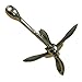 Produktbild Hochwertige Marine Boot Jacht Schiff Vergnügungsboot Zubehör Ausrüstung Einsatzteil Rostfreier Stahl Edelstahl 304 Faltanker Faltberer Anker Klappanker Anchor 4KG