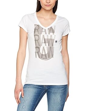 G-STAR RAW Damen T-Shirt Phili Sp Slim V T Wmn S/S