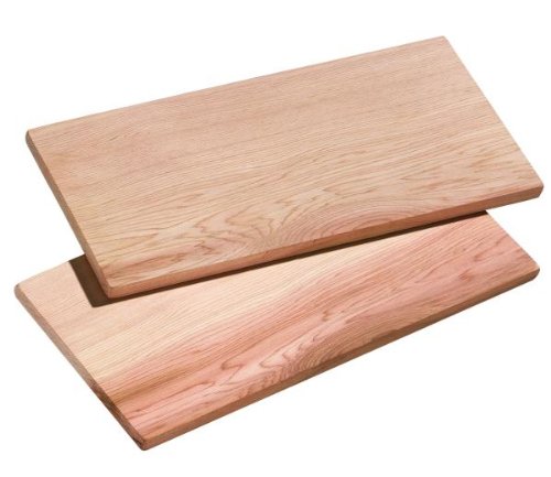 Küchenprofi 1066571002 Zedernholzbrett 2er Set Smoky large, Holz, beige