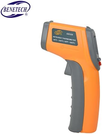 GS320 Digital IR Infrared Thermometer Non-Contact Temperature Meter -50~360? -58~680? Pyrometer