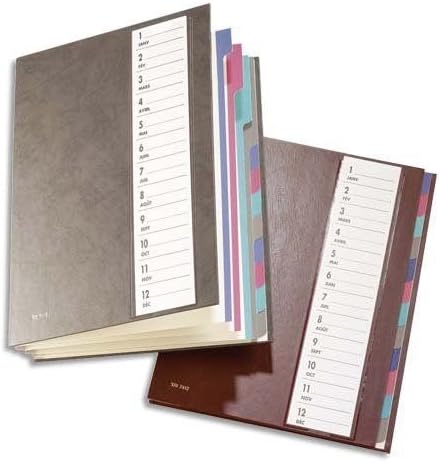 Extendos Mon Dossier Separator File 7 Compartments Black