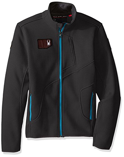 Spyder Herren Wengen Full Zip Mid WT Jacke, Mehrfarbig, L