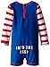 Hatley Baby Boys Infant Rash Guard Submarine Trunks, Blue, 18-24 Months