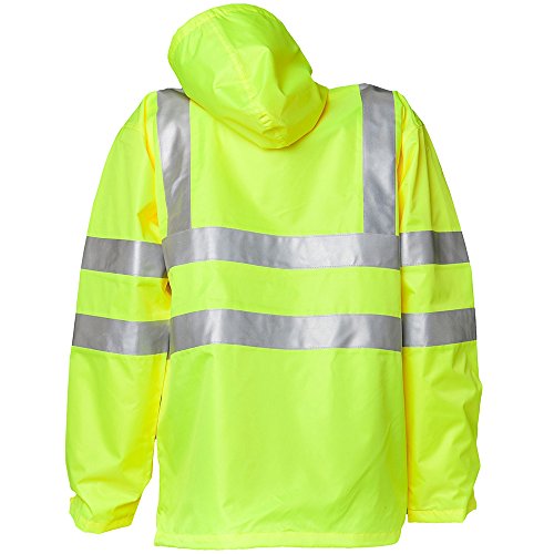 Planam Regen-Jacke „Warnschutz“, Größe XL in gelb, 1 Stück, 2062056 - 4