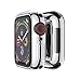 Produktbild Feitb Stoßfest Stoßfest Ultra Slim Beschichtung TPU Schutzhülle Schlankes Case Stoßfall Watch Fall Armband All-Around Hülle für Apple Watch Serie 4 (Silber)
