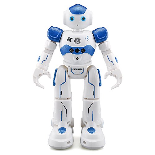 Robot de Juguete de Regalo a Control Remoto, ECLEAR Inteligente Programación Gesto Robotics ara Niños Entretenimiento Infantil, Azul