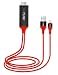 Produktbild Lightning HDMI Adapter, MrLi Lightning HDMI Adapter zu TV 1080p Lightning zu HDMI Transmit Audio und Video Heimkino Transmit Audio und Video Heimkino TV Projektor (rot, 6,6ft)