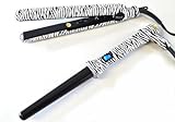 Yogi Gift Pack Zebra Hair Straightener and Wand Set Black/ White