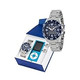 Marea Jungen Analog-Digital Quarz Smart Watch Armbanduhr mit Edelstahl Armband B35281/4