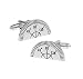 Produktbild Cdet 1Paar Winkelmesser Manschettenknöpfe Kreativer Hemd Deko Herren/Damen Cufflins Anzug/Urlaub Zubehör/Hochzeit Dekoration/Geburtstags Geschenk/Weihnachten Geschenk,2.5*2.5CM