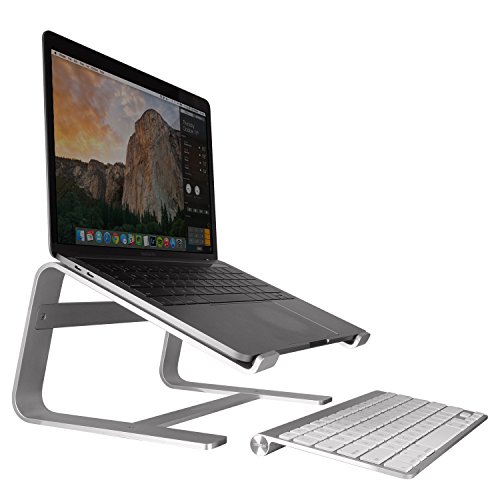 Macally astand Aluminium Laptop Ständer für Apple Macbook, Macbook Air, Macbook Pro – Silber - 2