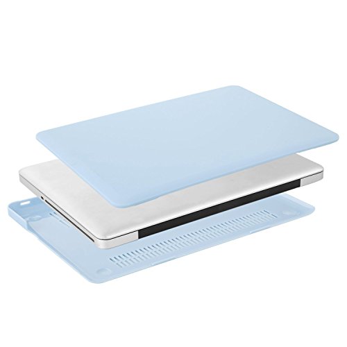MOSISO Ultra Slim Plastik Hartschale Schutzhülle Hülle Snap Case für MacBook Pro 13 Zoll mit CD-ROM Drive (A1278), Air Blau - 4