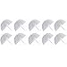 Produktbild Ardisle Ardisle Set von 10 Regen Regenschirme Dome Birdcage Klar Transparent PVC Kunststoff Hochzeit