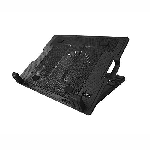 Ewent Laptop Kühler 17 Zoll In der Höhe verstellbar Notebook Ständer mit USB Port und 1 LED leise 145 mm Lüfter für Macbook, Laptop, Notebook - 5