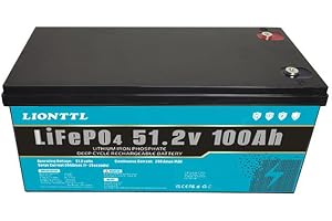 Batterier med lång livslängd,Lifepo4 batteri 48V 100Ah, litiumjärnfosfatbatteri med BMS, Lämplig för energilagringssystem, solcellssystem, camping etc.