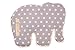 Produktbild Lottas Label Wärmekissen Elefant 21 x 18 cm Star grau