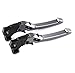 Produktbild QAZWSX Motorrad 3D Anti Slip Bremskupplungshebel Für KYMCO AK550 2017 2018,Gray