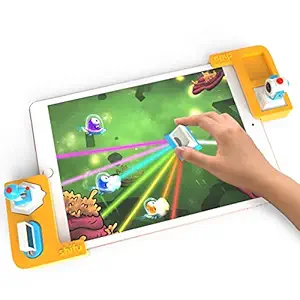 PlayShifu Tacto Laser - STEM Games for Ages 5 -10 | Logic Laser Maze Games | Educational Toys and Gifts for Boys & Girls | Works with iPads, Samsung tabs, Kindle Fire (Tablet Not Included)