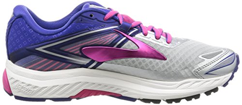 Brooks Women’s Ravenna 8 Running Shoes, Multicolor (Silver/Clematisblue/Veryberry), 6.5 UK