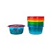 The First Years Sava Semi Disposable Bowls with Lids (8 oz/237 ml) (Colours May Vary) (Pack of 7)