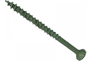 FORGEFIX ForgeFast Countersunk Decking Screws | 4.5 x 50mm | Green Elementech 2000 | Tub 600