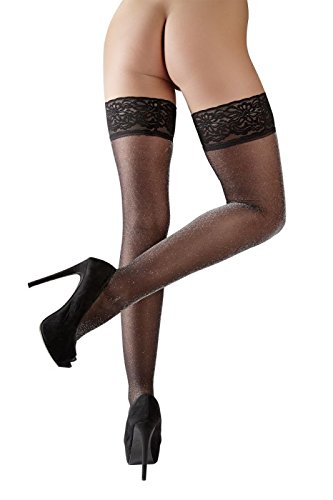 Preisvergleich Produktbild Cottelli Collection Halterlose Strümpfe 3, M, schwarz