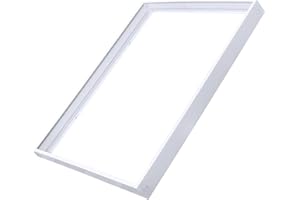 Europalamp - Kit posa sporgente per lastra led 60x60 cm bianco