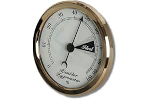 LIFESTYLE-AMBIENTE Front Hygrometer 58 – 71 mm Includes Lifestyle Ambiente Tastingbogen