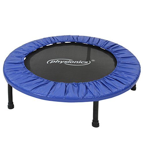 Physionics Robustes Mini-Trampolin mit verschiedenen Durchmessern für drinnen und draußen mit rutschhemmenden Füßen - 3